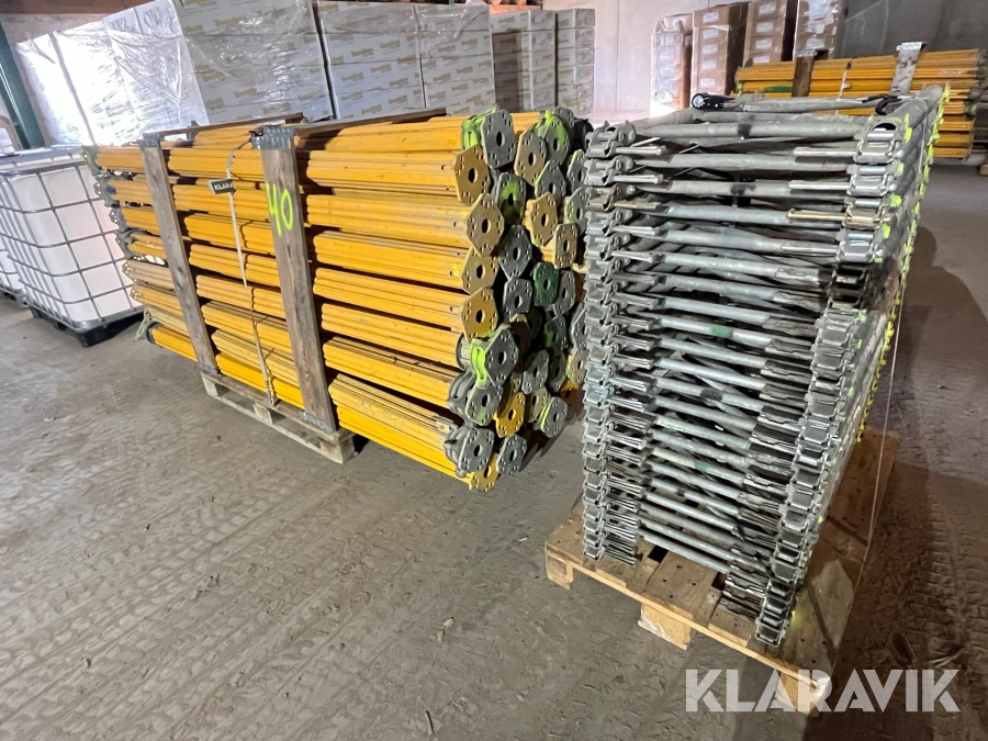 Dækstøtter og rammer Peri Multiprop 480 / MrK 120 40 støtter / 22 rammer