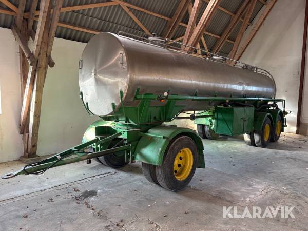 Galvaniseret vandvogn 3-akslet