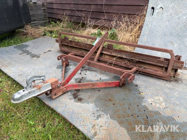 Afretter / planeringsslæde - til kugletræk