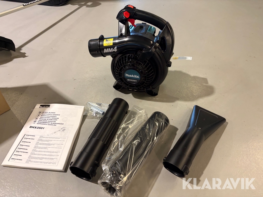 Løvblæser Makita BHX2501 med opsamlerpose