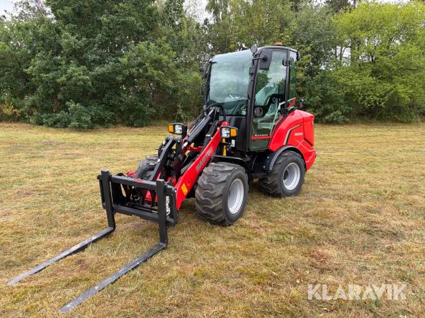 Minilæsser Manitou MLA 3-25 H-C med pallegafler.