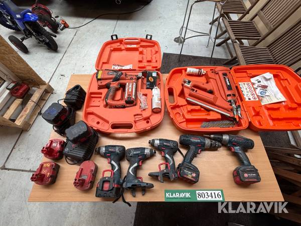 Bosch & Paslode værktøjspakke Bosch & Paslode