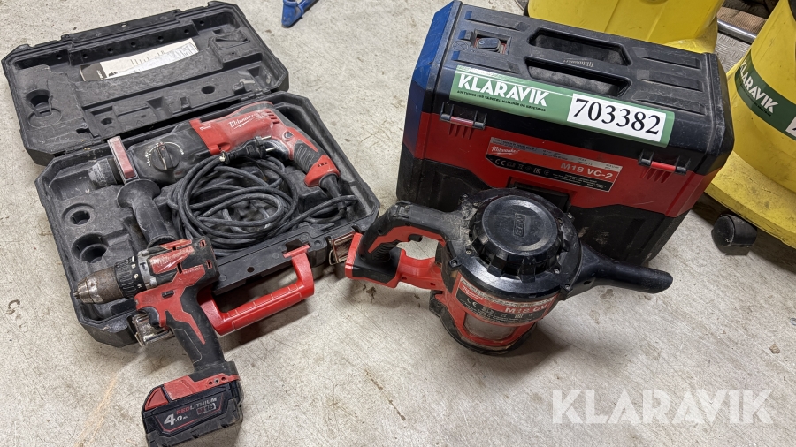 M18 maskiner & 230 Slagskruemaskine
