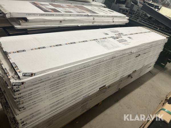 Akustikpaneler Fibrotech Proff 2 sortering blandede farver 31 styk