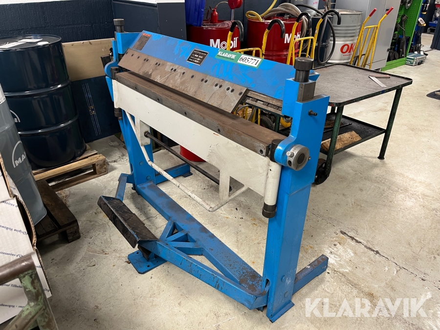 Bukkemaskine 2mm 1270mm bredde