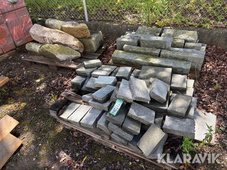 Granitsten - blandet lot