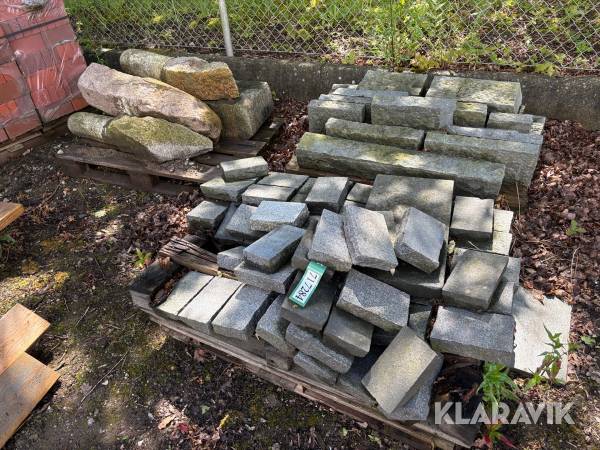 Granitsten - blandet lot