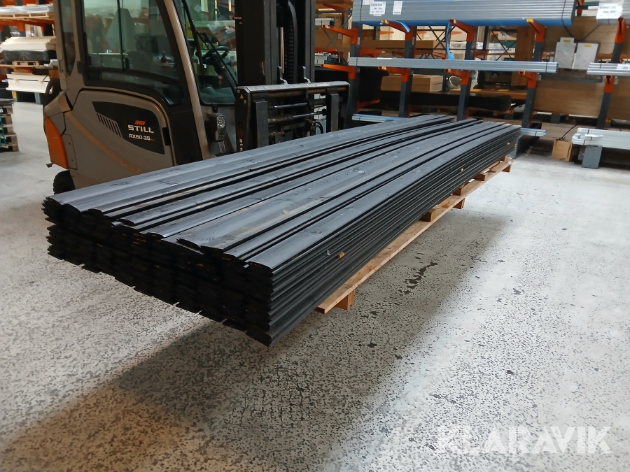 Blokhus brædder Grundmalet sort 51m2