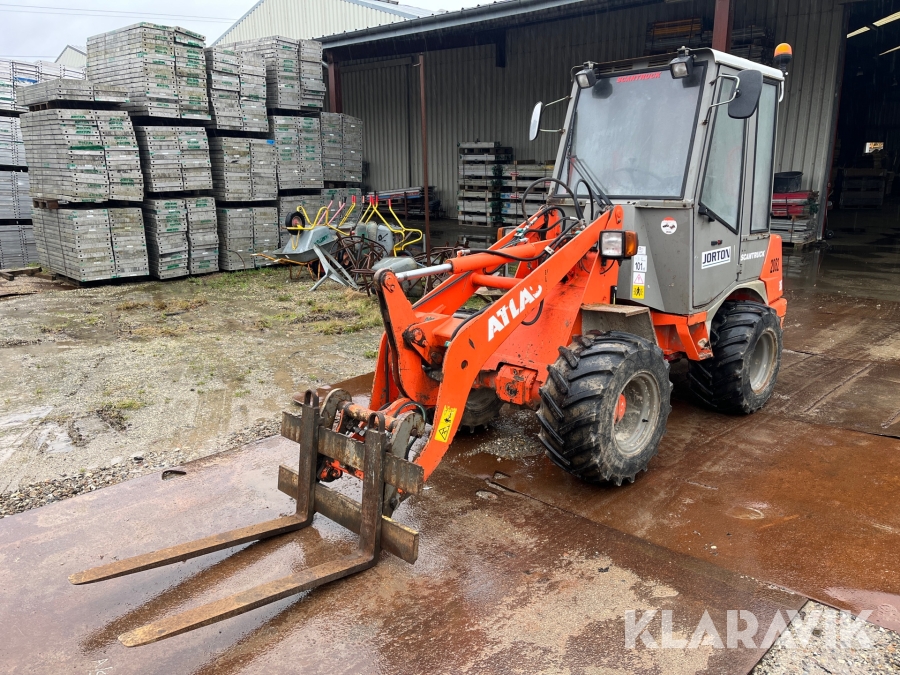 Minilæsser Atlas AR 35 med gafler
