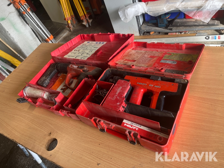 Sømpistol Hilti DX 450/460 2 styk
