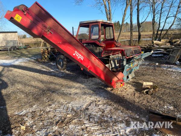 Sav/Brændekløver Japa 900 med transportbånd