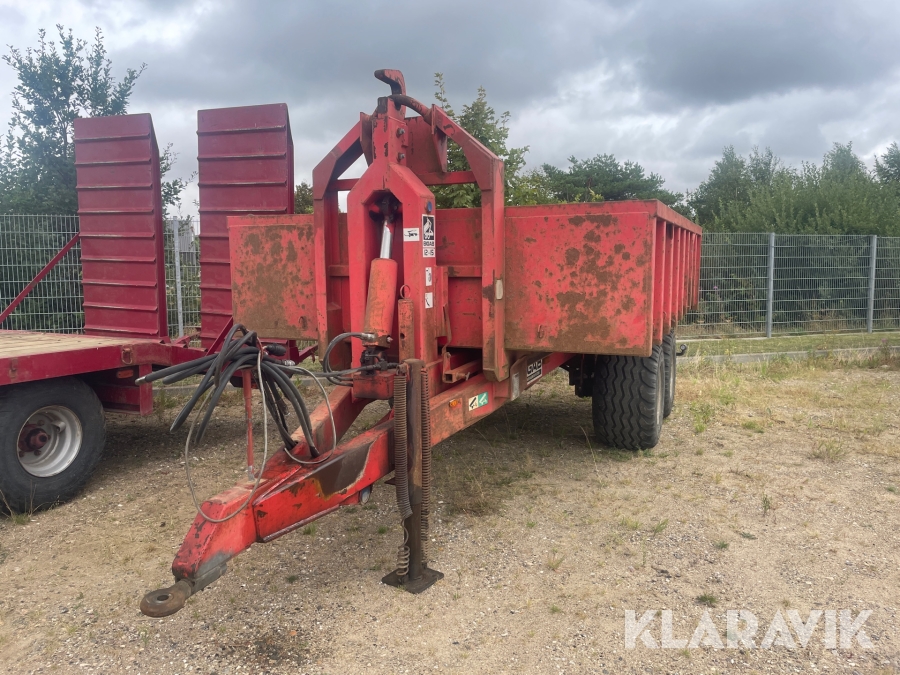 Kroghejsvogn Bigab VV12-15 med container