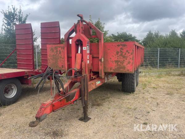 Kroghejsvogn Bigab VV12-15 med container
