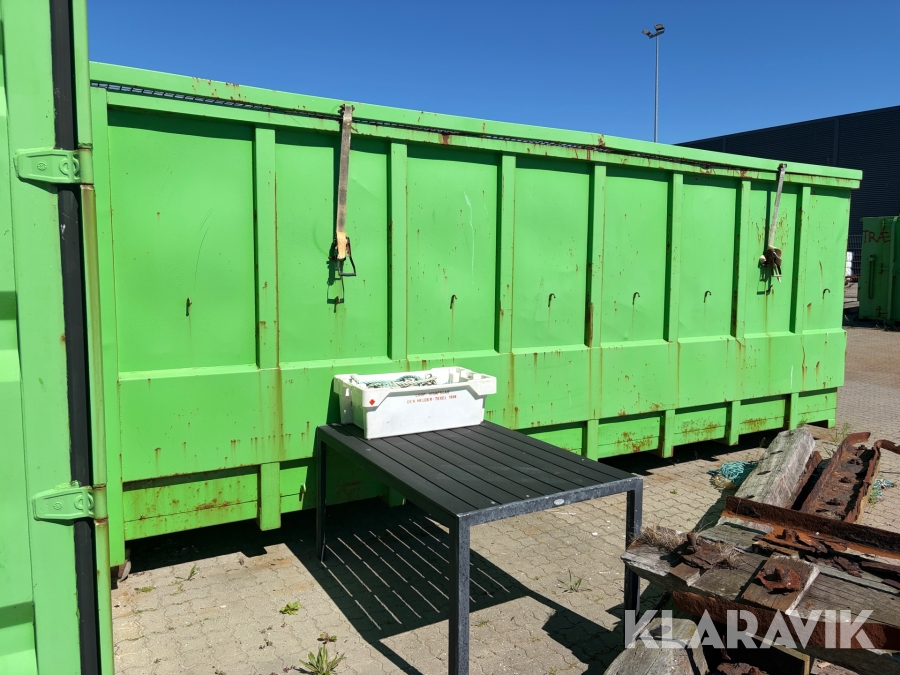 Container med hydraulisk låg ContainerKaj 20 fod 1 styk