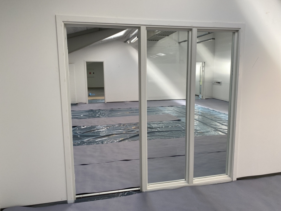 Branddør med glas / sideparti BD30