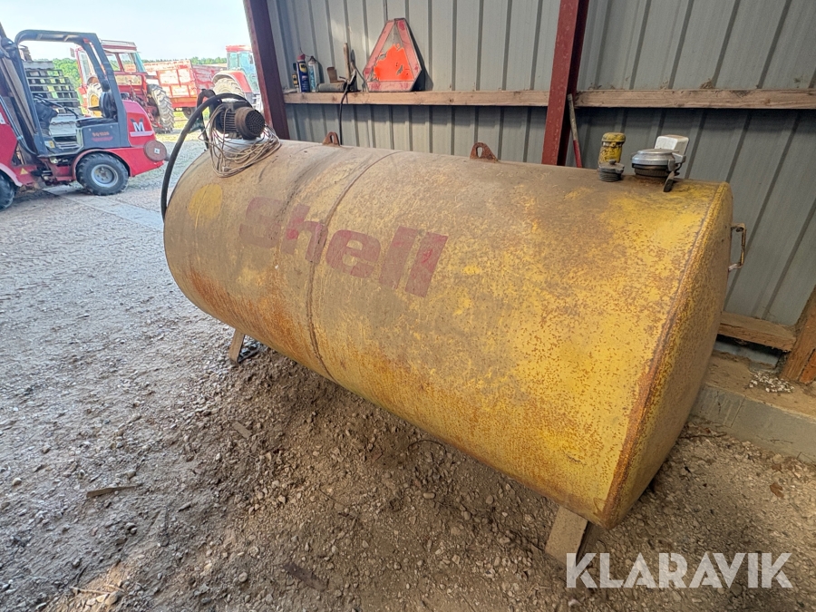 Dieseltank med pumpe Roug 2500 liters