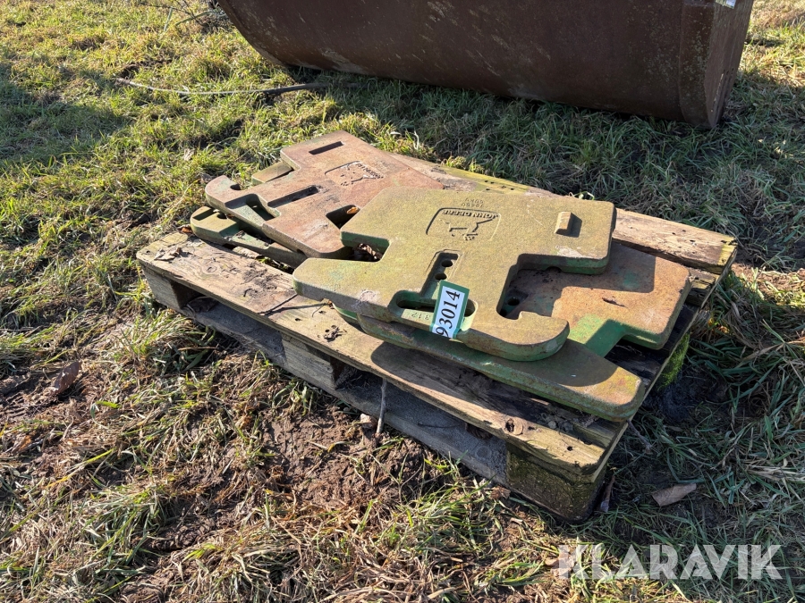 Frontvægte 50 kg John Deere - 5 styk