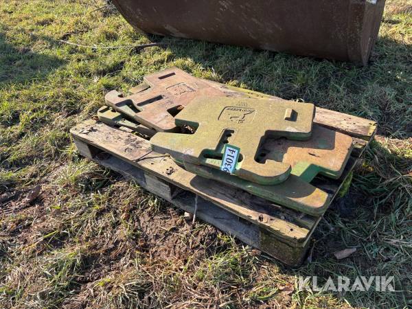 Frontvægte 50 kg John Deere - 5 styk