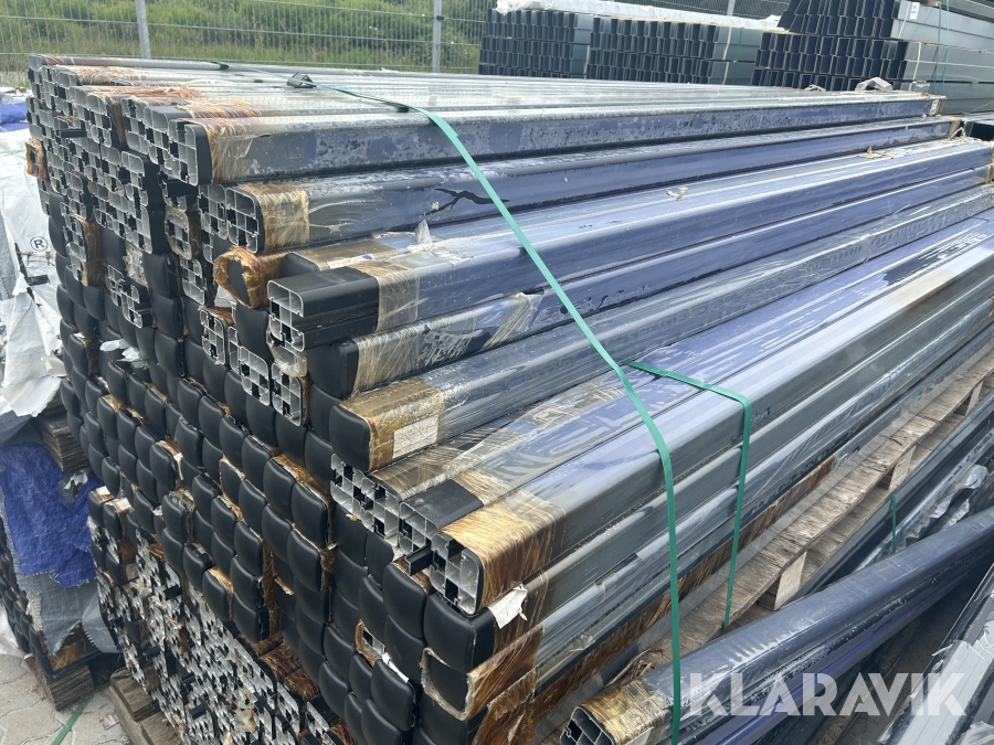 Hegnsstolper Kirkedal Light Sort, 20 Styk