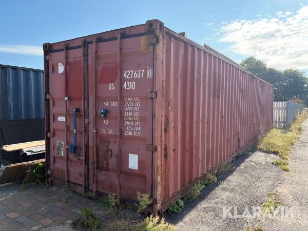 Skibscontainer - 40 fod