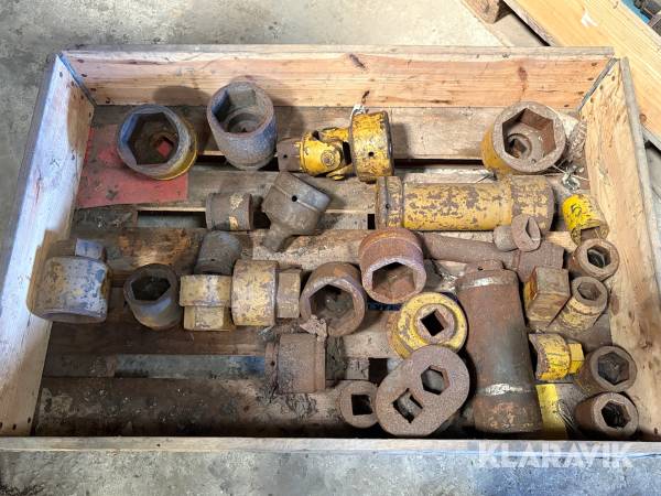 Slagnøgler 1” og 2" blandet lot