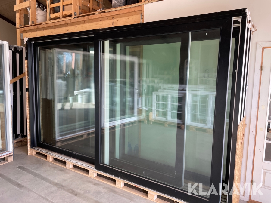 Terrasse skydedør STM H6 HDS Træ/Alu 3 lag glas