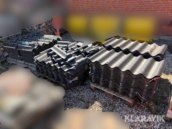 Tagplader B7 - 3 paller