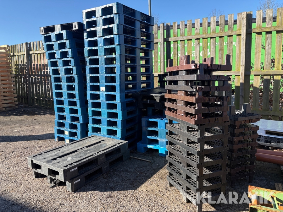 Plastikpaller 80 styk