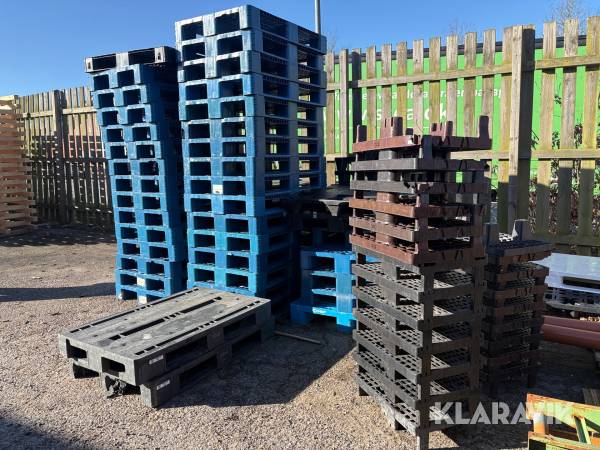 Plastikpaller 80 styk