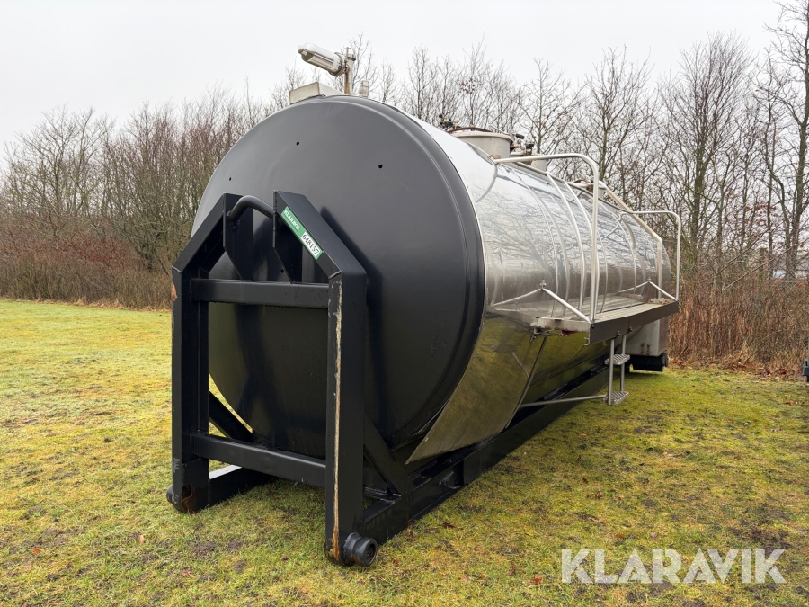 Mobiltank rustfrit stål 13000 liter
