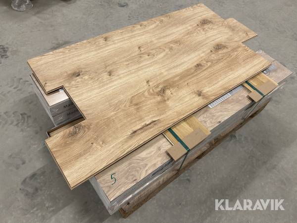 LVT Gulv Haro Oak Phoenix 21m2 med underlag