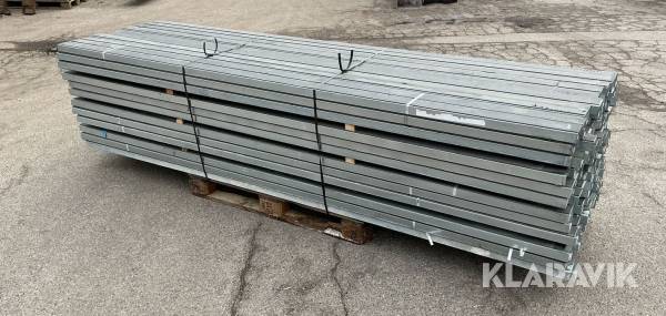 Top- og bundskinne 240 Styk 75/40 0,5 × 3000 mm