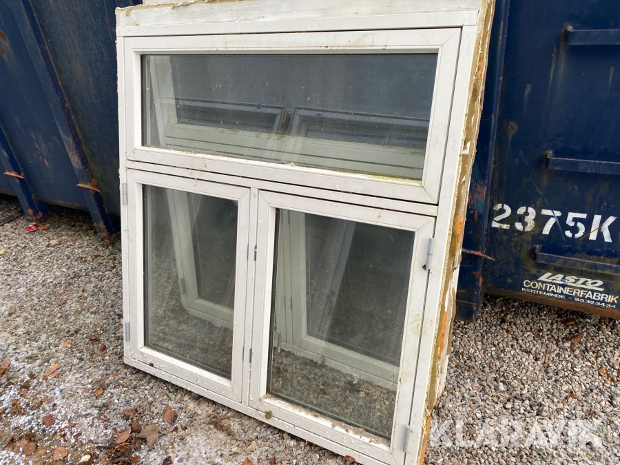 2 Alu træ vinduer