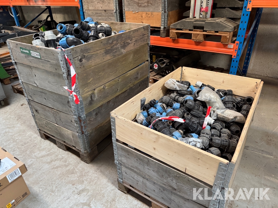 Trykkoblinger blandet Lot Plasson 2 paller