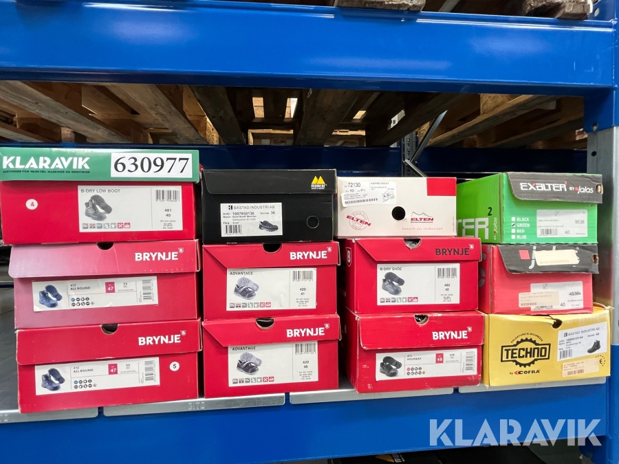 Sikkerheds fodtøj Brynje mm Ass. Modeller ass. størrelser