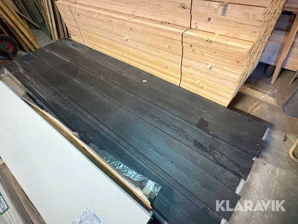 Eternitbrædder med træ struktur 50 styk a 360x19x1 cm