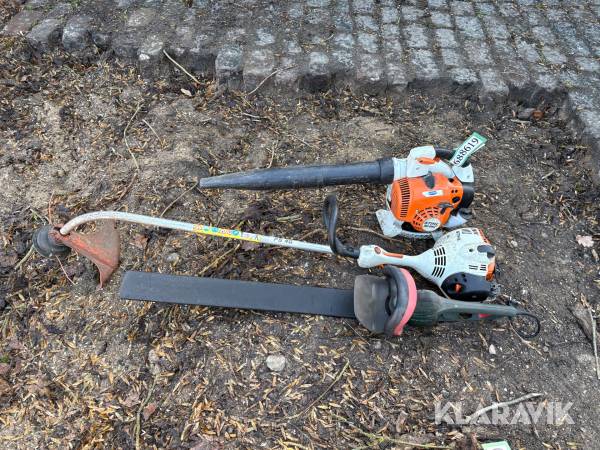 Løvblæser, hækkeklipper og græstrimmer STIHL,metabo