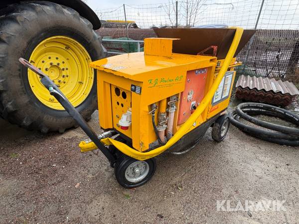 Beton sprøjtepumpe Aliva AL267 med slanger