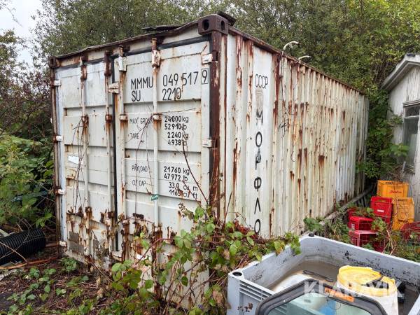 20 fods container Pernctp cccp 24000kg - med inventar