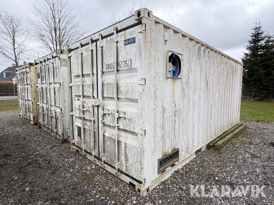 Container med rensningsanlæg 3 styk