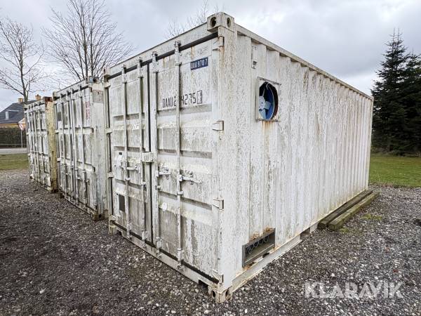 Container med rensningsanlæg 3 styk