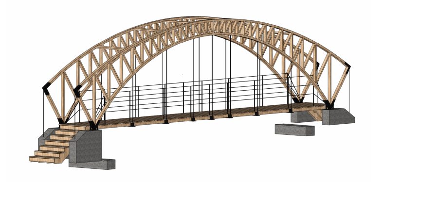 Træbro fra verdens vildeste brobyggere