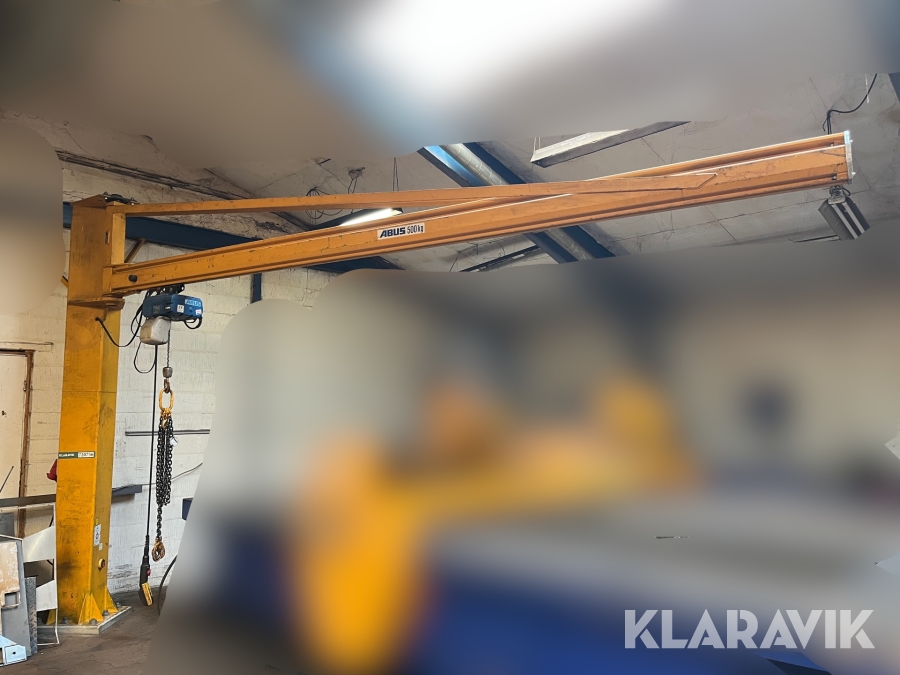 Svingkran Abus 500 kg, Ringkøbing-Skjern, Klaravik auktione