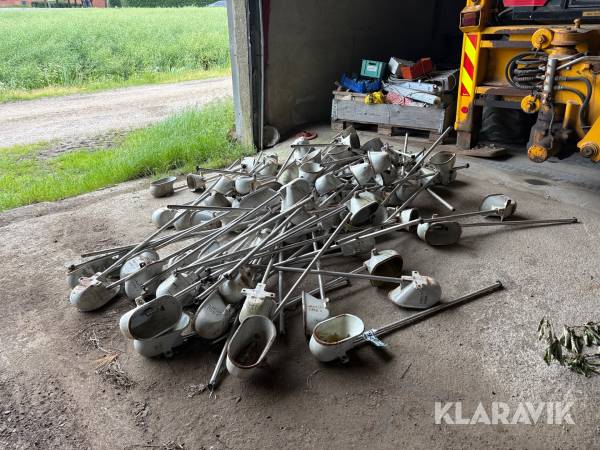 Støbejerns drikkekopper Unicup Type-F - 96 styk
