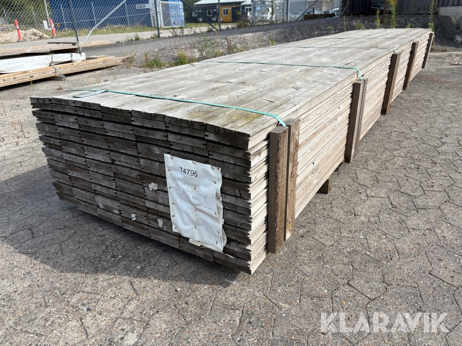 Sternbræt Södra Wood 25,0x150,0 mm Rupløjet Over 126 styk