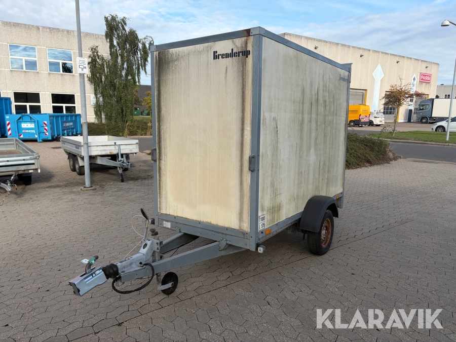 Lukket kassetrailer Brenderup E8