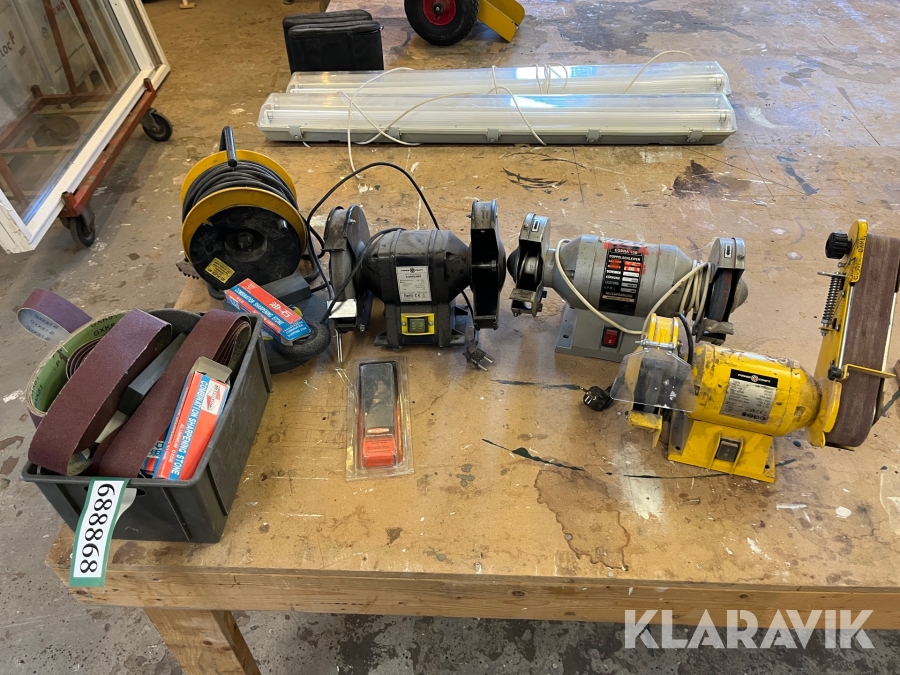 Bænkslibere Powercraft og andet