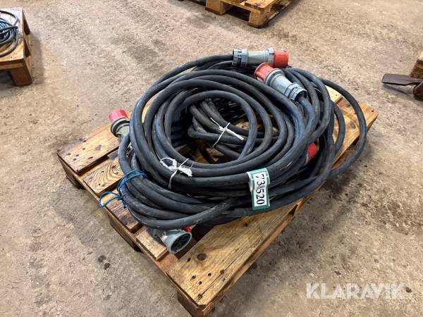 Amp kabler 4x16 kvadrat (ingen nul) - 4 styk 