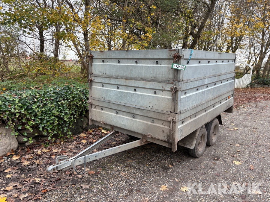 Anhængere til personbiler Brenderup 750 kg med høje sider