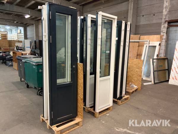 Altandør Idealcombi træalu 3 lagsglas - 9 styk